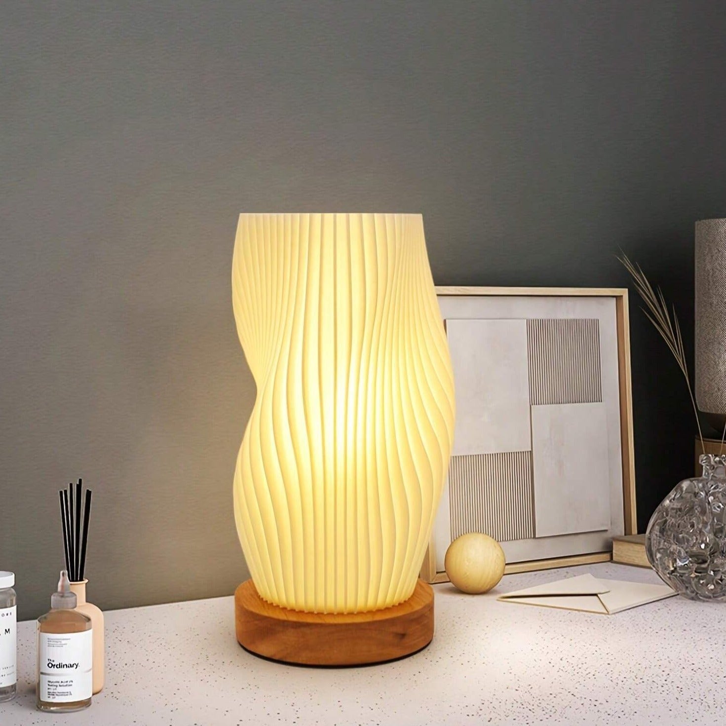 Relaxing Ambiance with Wavecrest Serene Lamp