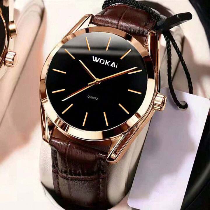 Elegant Rose Gold Casual Quartz Watch