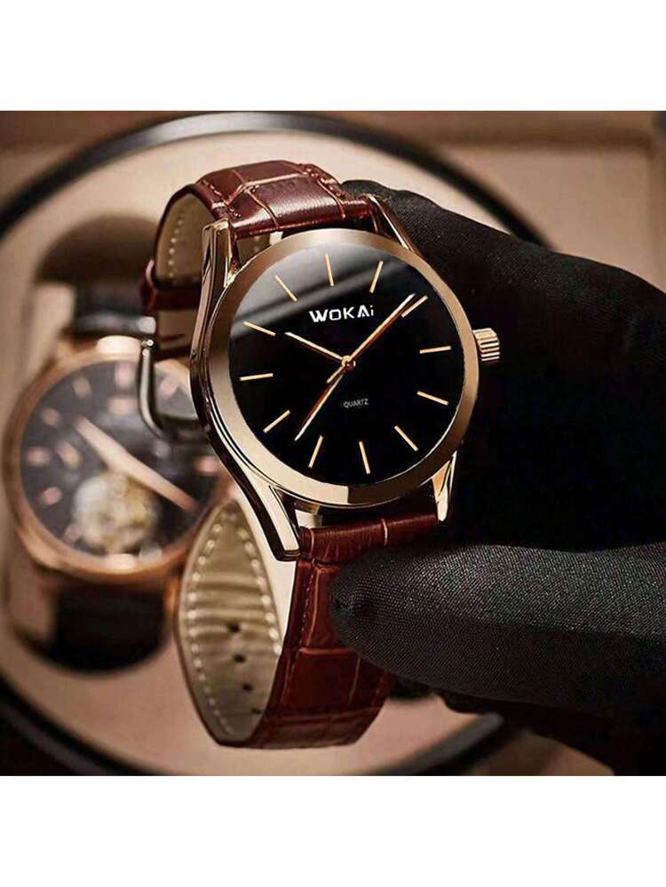 Elegant Rose Gold Casual Quartz Watch