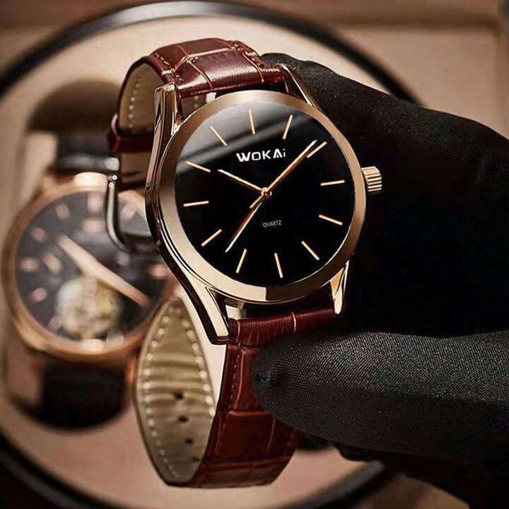 Elegant Rose Gold Casual Quartz Watch