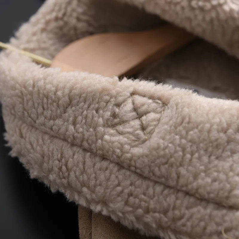 Nova Suede Winter Coat | Luxury & Warm Design for Elegant Winters
