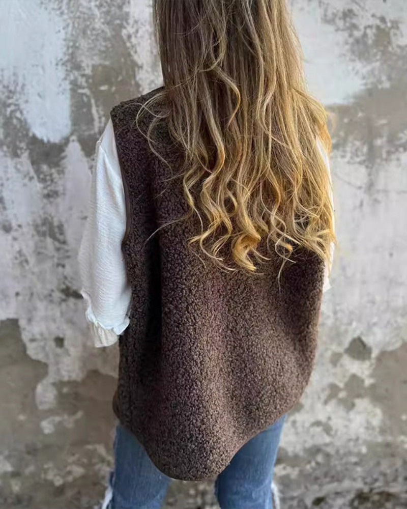 Luxe Sherpa Vest – Chic & Cozy