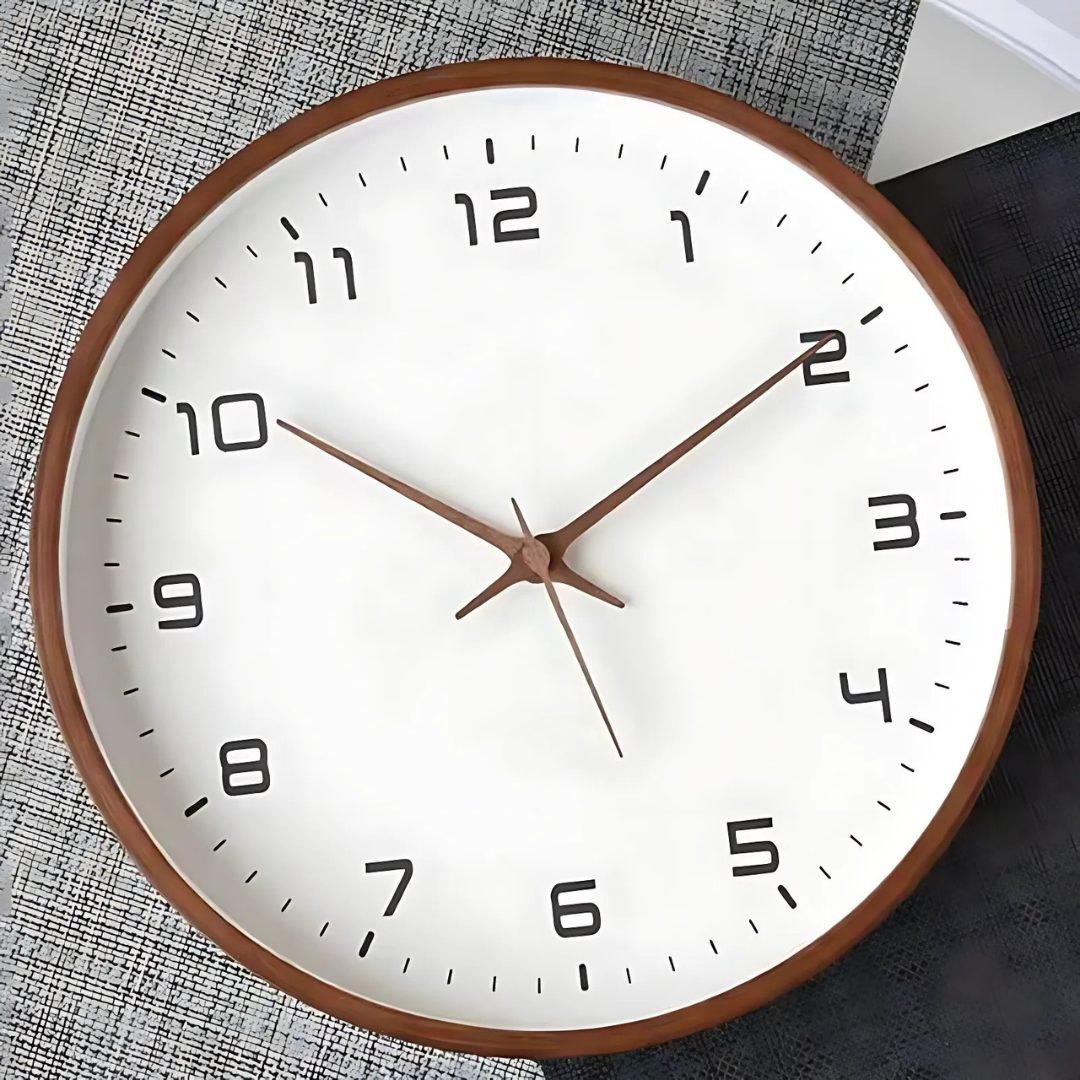 Woodland - Elegant Wooden Wall Clock for Stylish Interior Decor