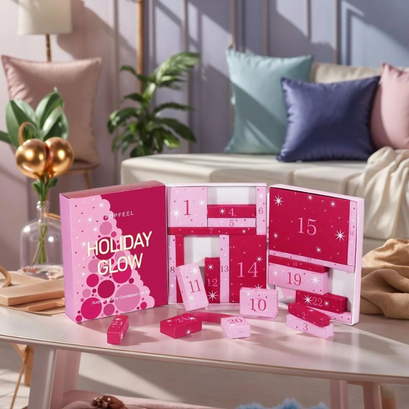 LuxeCharm Makeup Advent Calendar - The Perfect Gift Box for Beauty Enthusiasts