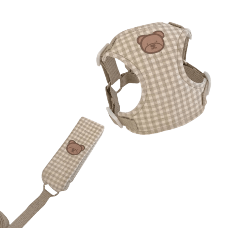 Elegant and Comfortable Puppy Harness & Leash