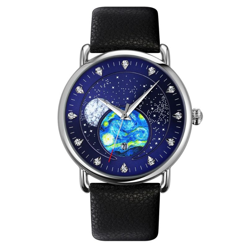 Elegant and Sophisticated Lunar Shine Mechanical Watch
