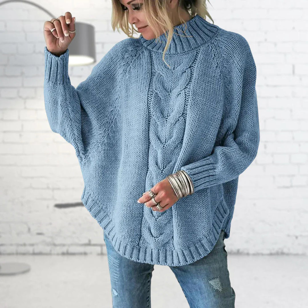 Elegant Women's Knit Turtleneck Sweater for Stylish Women