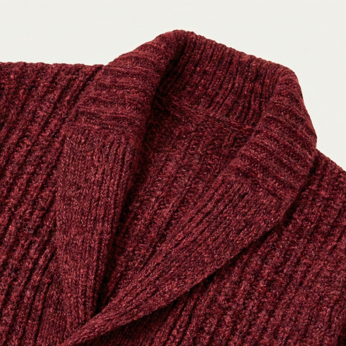 Montpellier Men's Premium Chunky-Knit Shawl Collar Cardigan