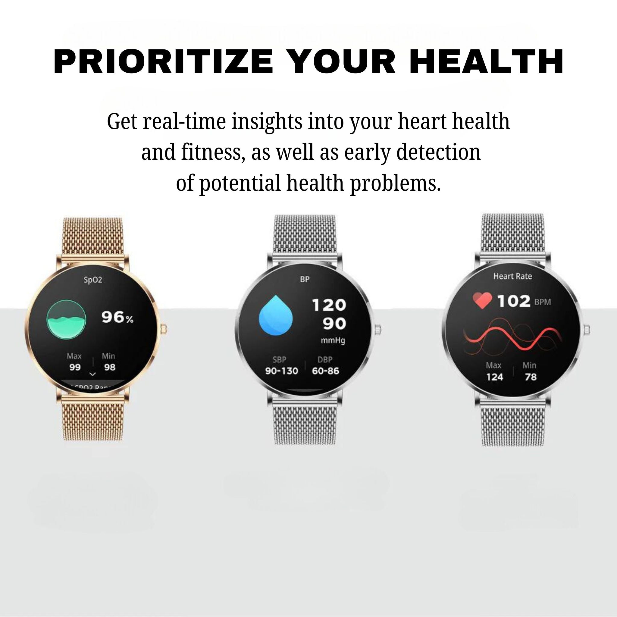 Lumea Smartwatch with Touch Screen – Modern Style and Elegant Design