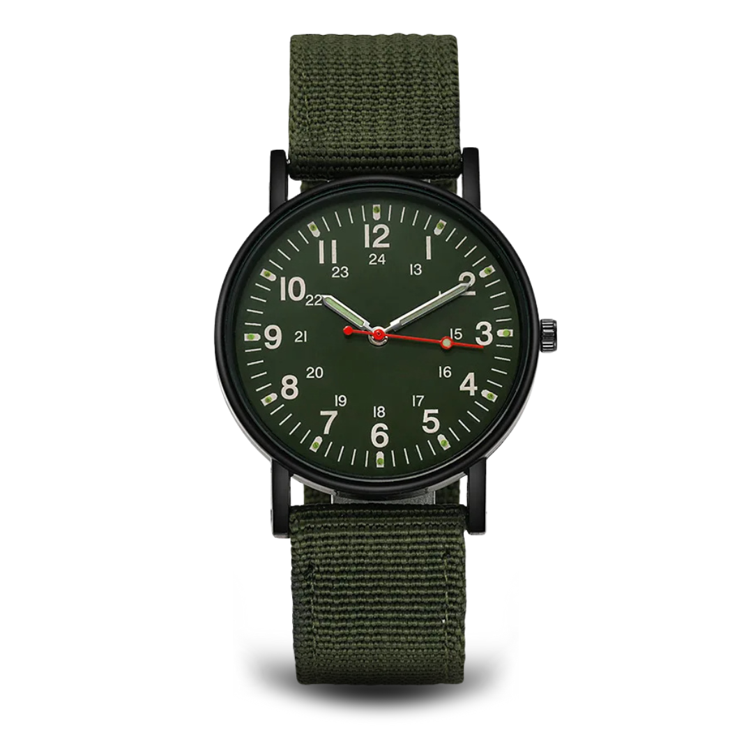 Ultra-resistant quartz wristwatch bracelet for an explorer style