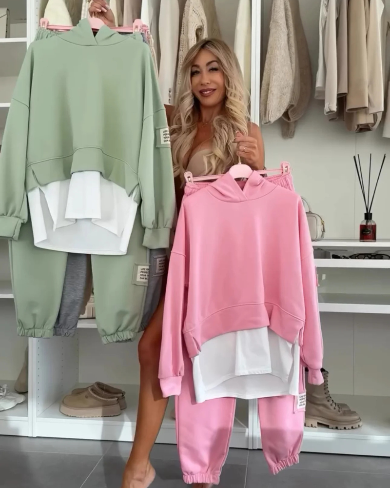 Matching comfortable tank top and pants set