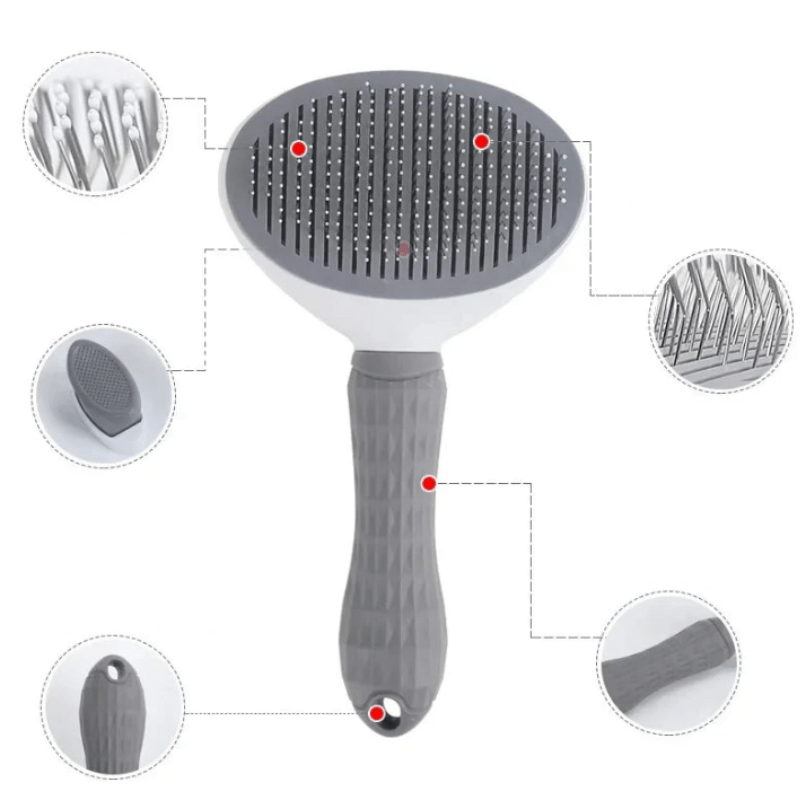 Professional Stainless Steel Pet Hairbrush and Comb for Thoroughly Groomed Coat
