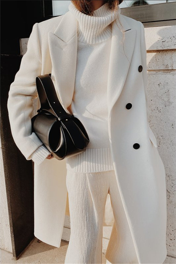 Slim Double-Faced Button Coat