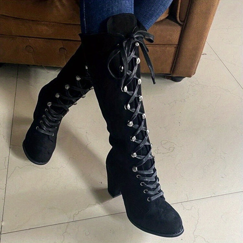 Lucia - Chic, Fashion-Forward Knee-High Boots