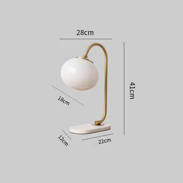 Funny Marshmallow Metal and Glass Table Lamp for Stylish Lighting