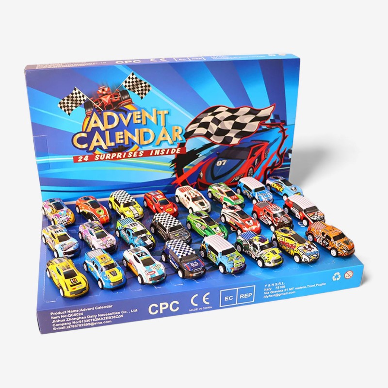 MotorFun Toy Car Advent Calendar Gift Box - Fun and Excitement Every Day
