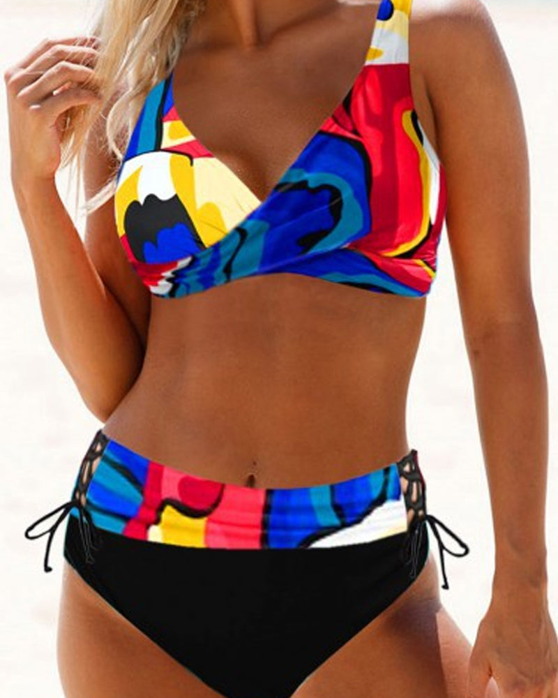 Colorful Bikini Set | Vibrant Summer Swimwear