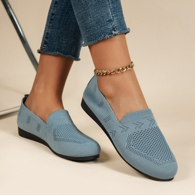 Lightweight and airy slip-on sneakers for women