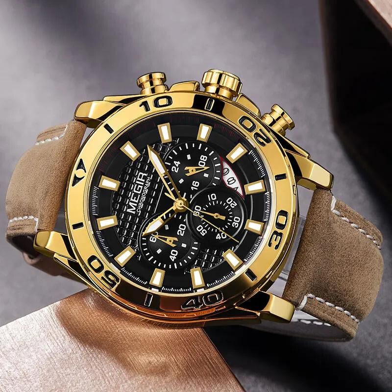 Ultra-Resistant Sports Chronograph Watch for Military