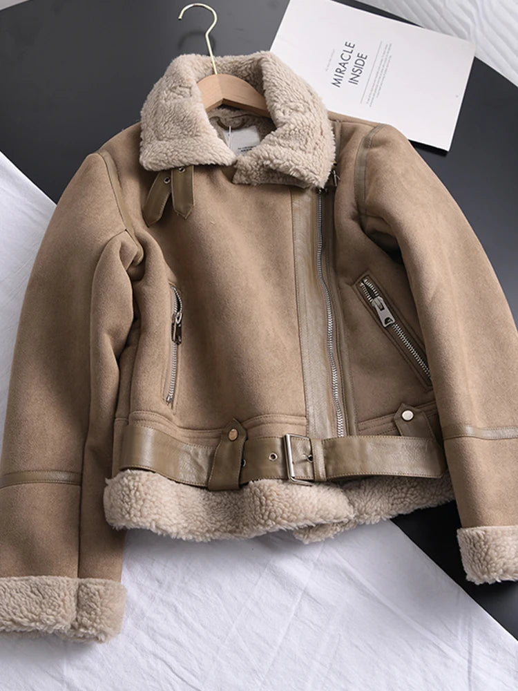 Nova Suede Winter Coat | Luxury & Warm Design for Elegant Winters