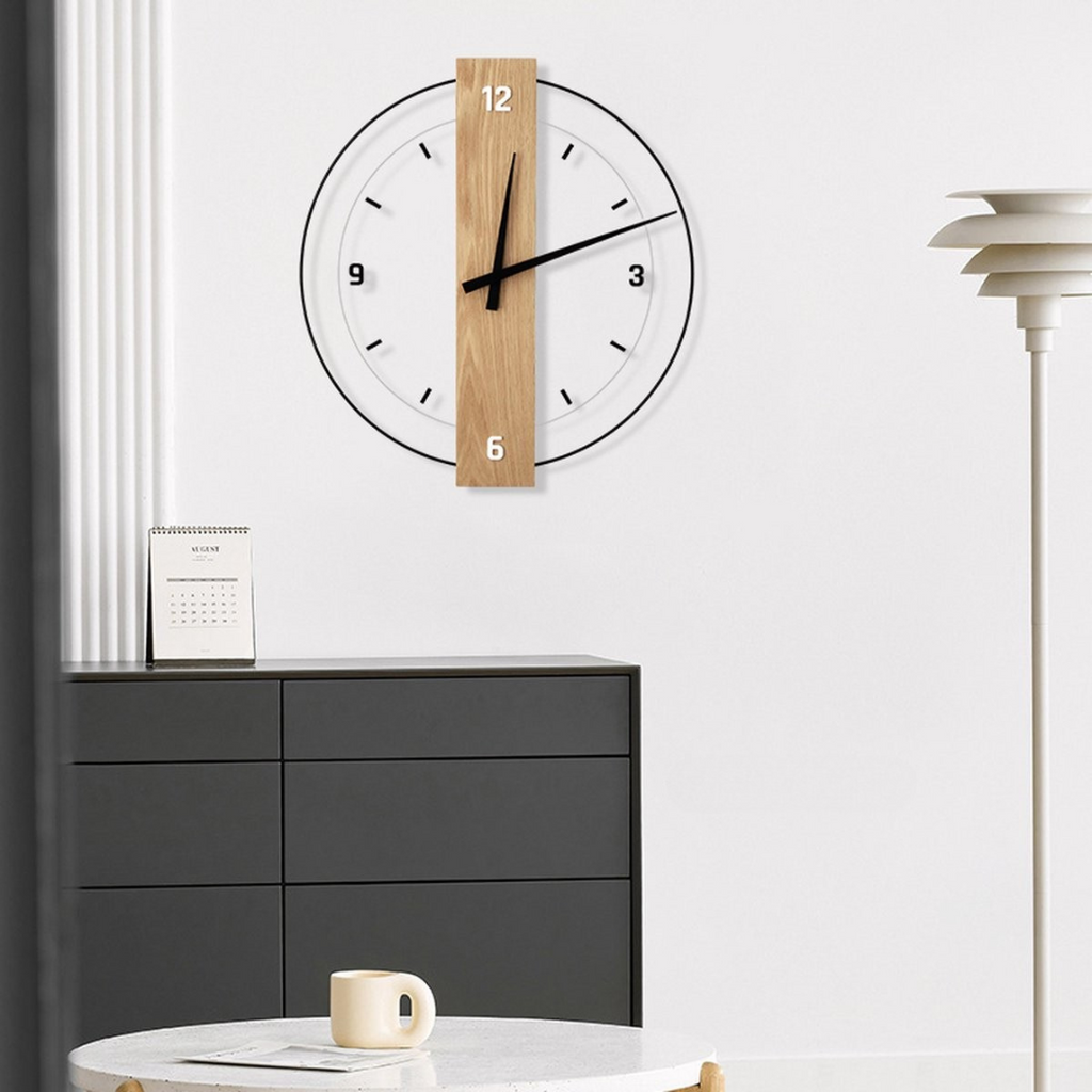 Aurra – Quiet Large Wall Clock for an Elegant Living Room Decor