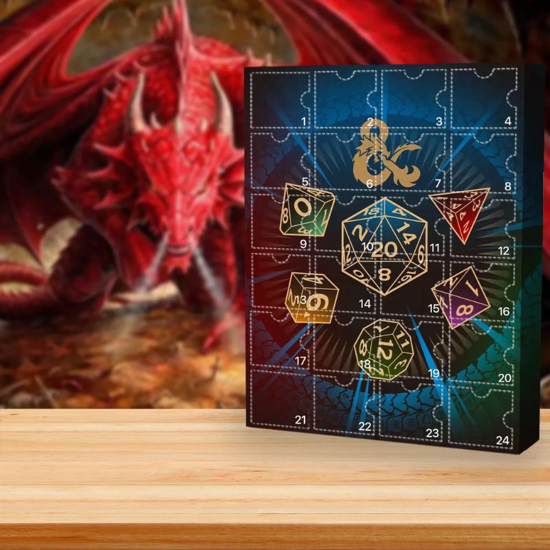 TreasureHunt - Dungeons and Dragons Advent Calendar Christmas Gift Set for Adventurous Fans