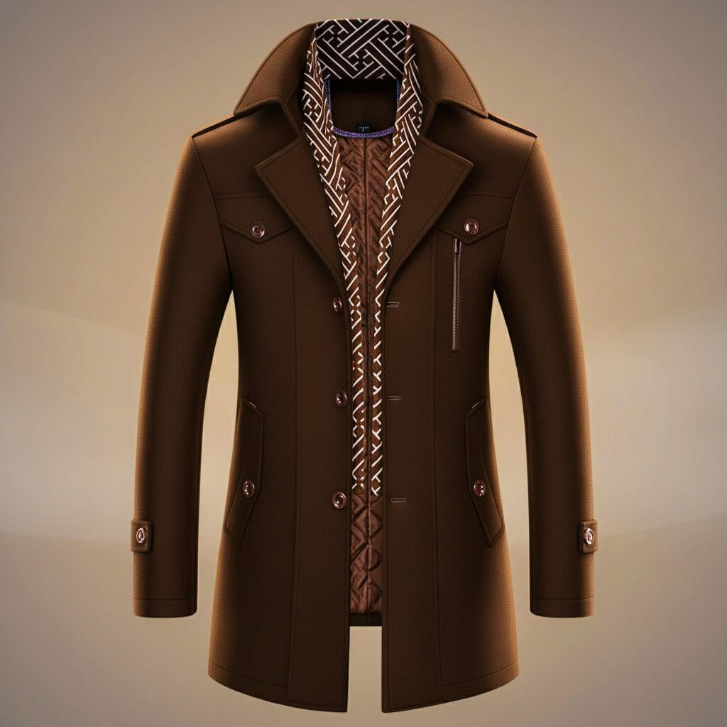 Kensworth Legacy Pure Wool Coat for an Elegant and Warm Style