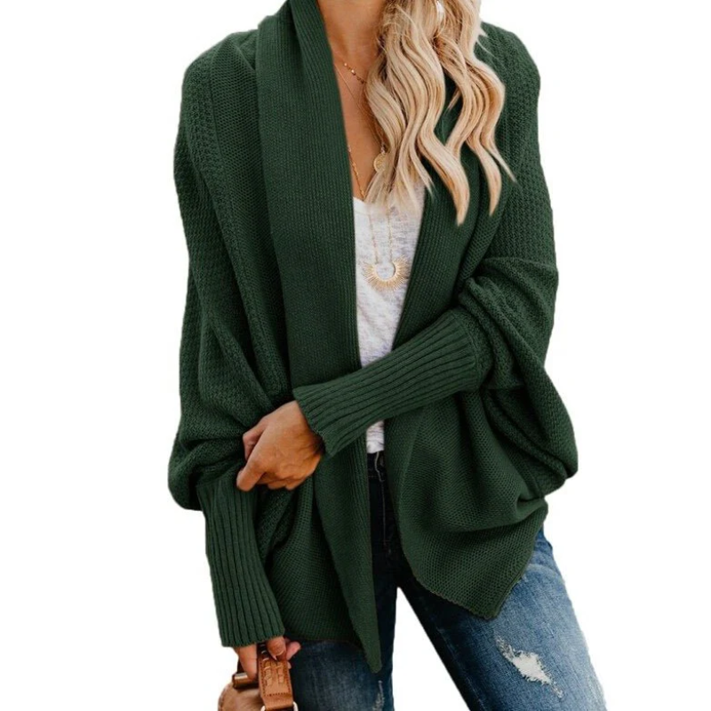 Women's Open-Front Knit Cardigan - Cozy, Lightweight Everyday Layer