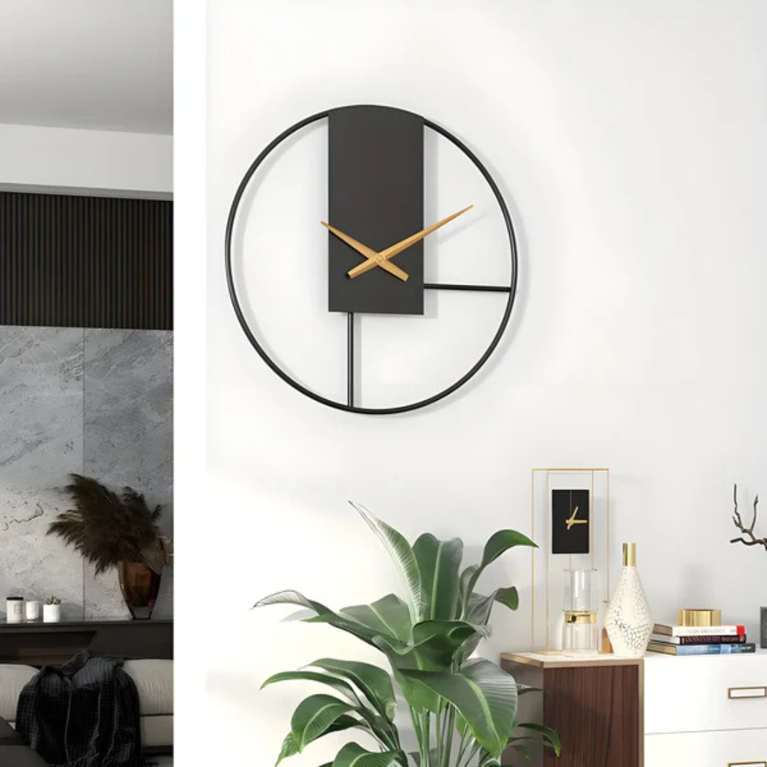Aurum - Elegant Minimalist Wall Clock | Stylish and Calming Silent Design