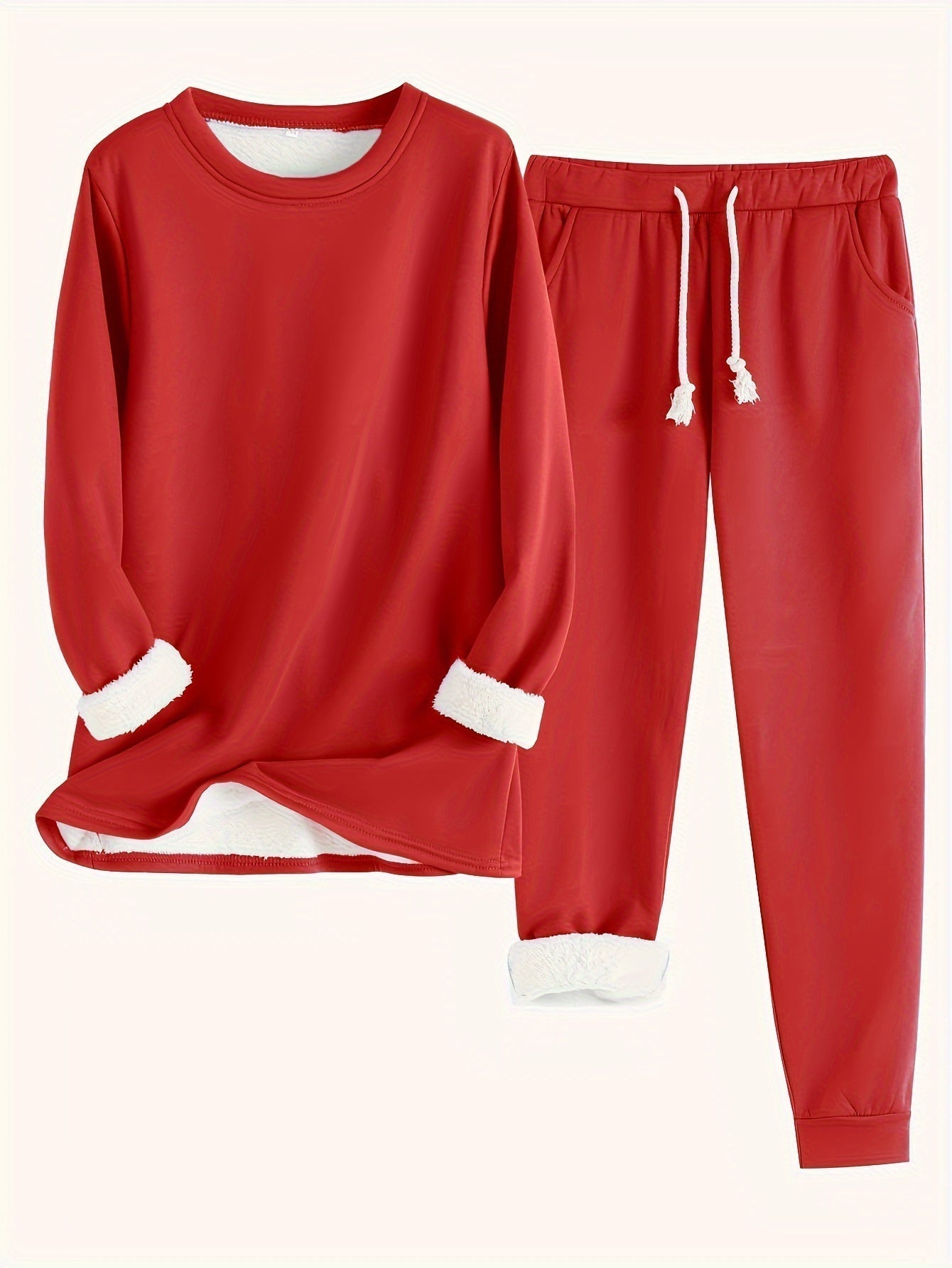 Two-Piece Relaxed and Comfortable Loungewear Set for Home