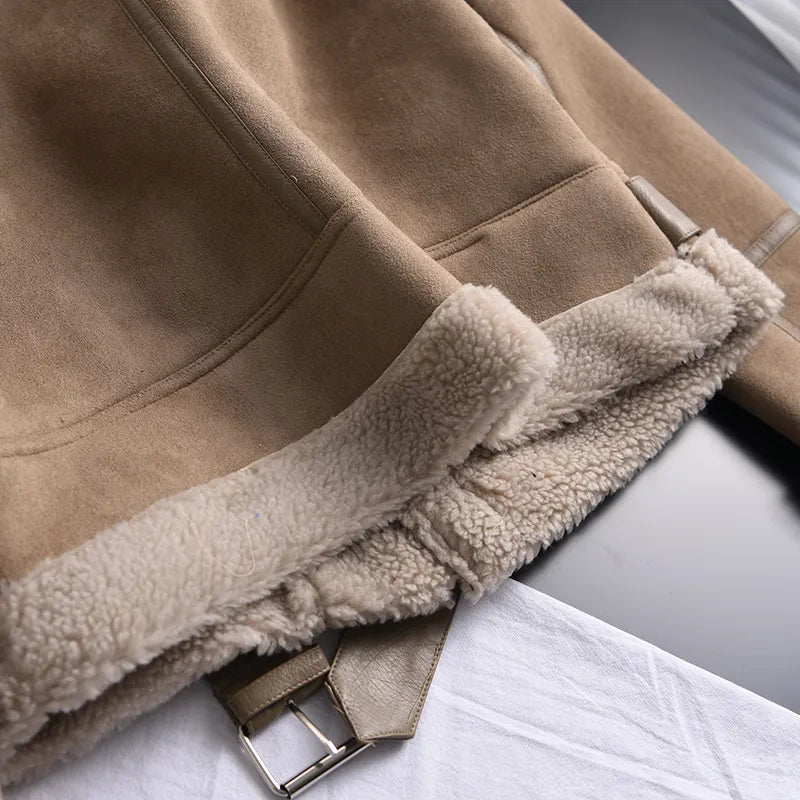 Nova Suede Winter Coat | Luxury & Warm Design for Elegant Winters