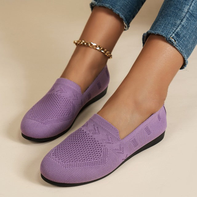 Lightweight and airy slip-on sneakers for women