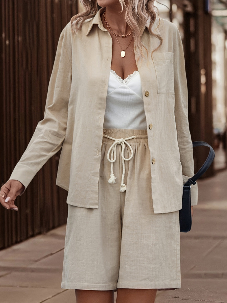 Tropical Lagoon Lounge Wear Two-Piece Set for Ultimate Comfort and Style