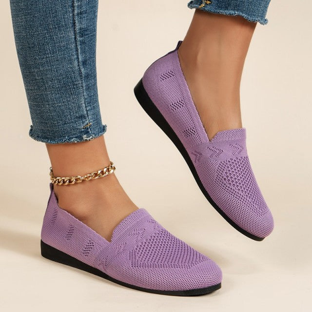 Lightweight and airy slip-on sneakers for women