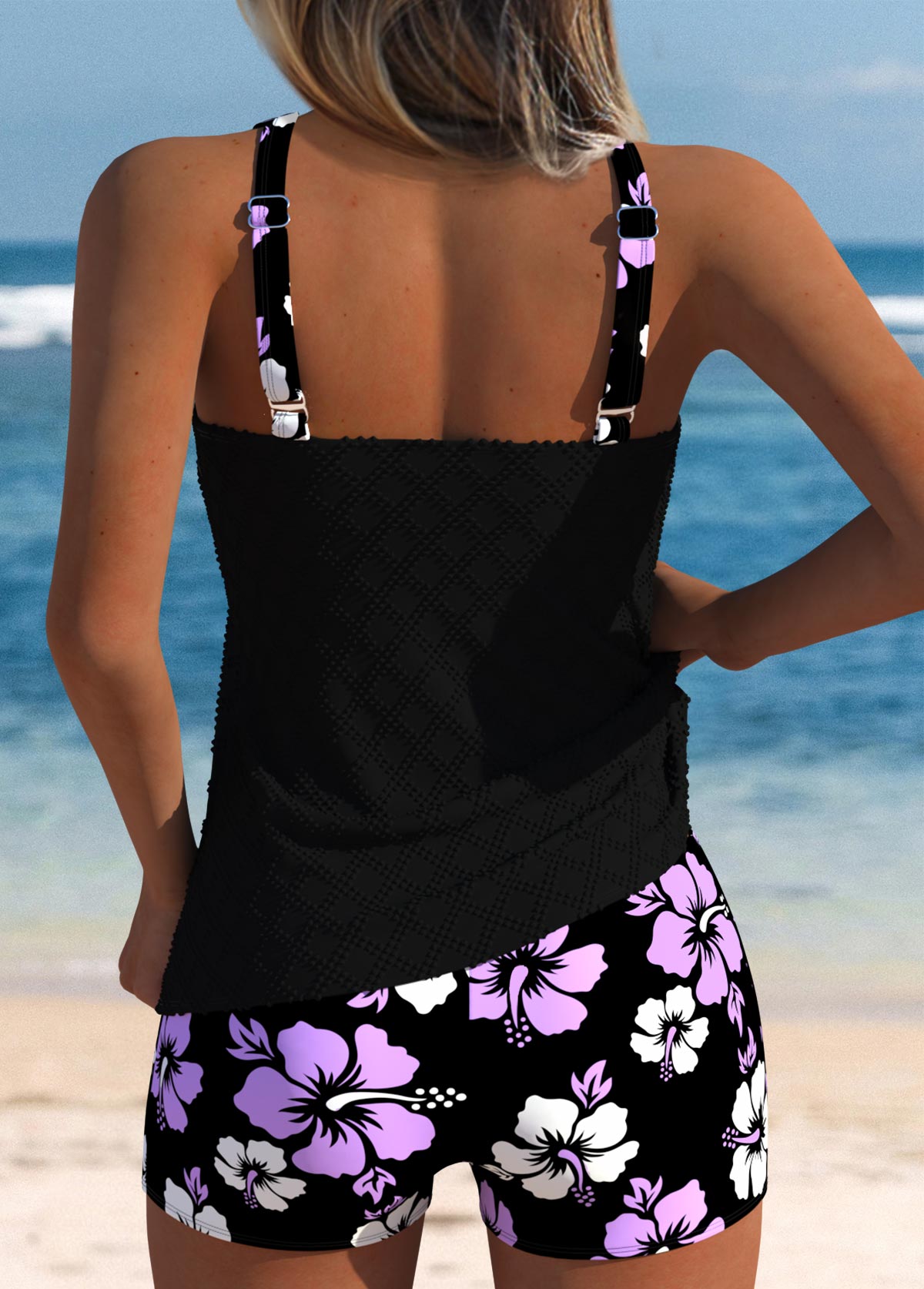 Arabelle Floral Print Tankini Set – Vibrant Summer Swimwear