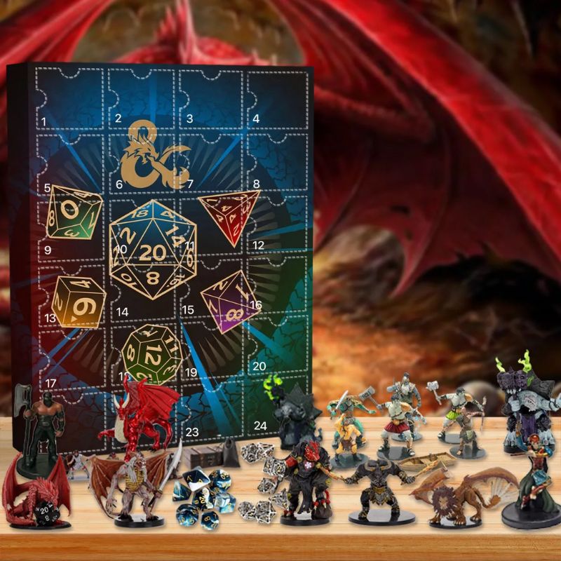 TreasureHunt - Dungeons and Dragons Advent Calendar Christmas Gift Set for Adventurous Fans