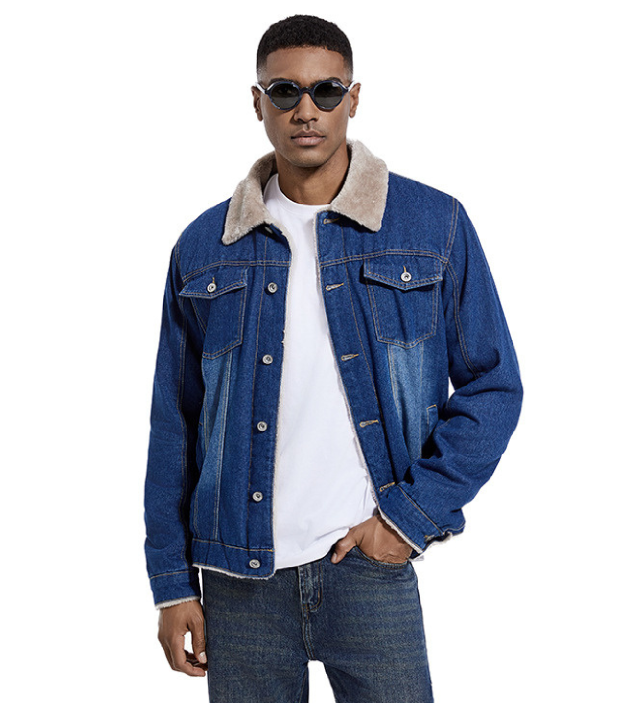 Gabriel | Elegant Denim Jacket - Sophisticated and Versatile Style for Any Occasion