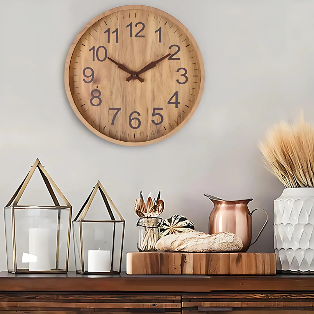 Clocky Clock - Large Stylish Wall Clock for Living Room