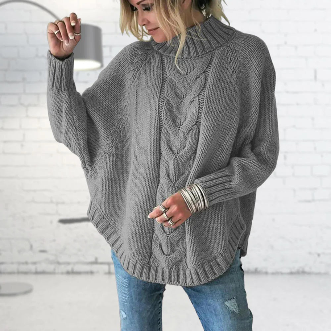 Elegant Women's Knit Turtleneck Sweater for Stylish Women