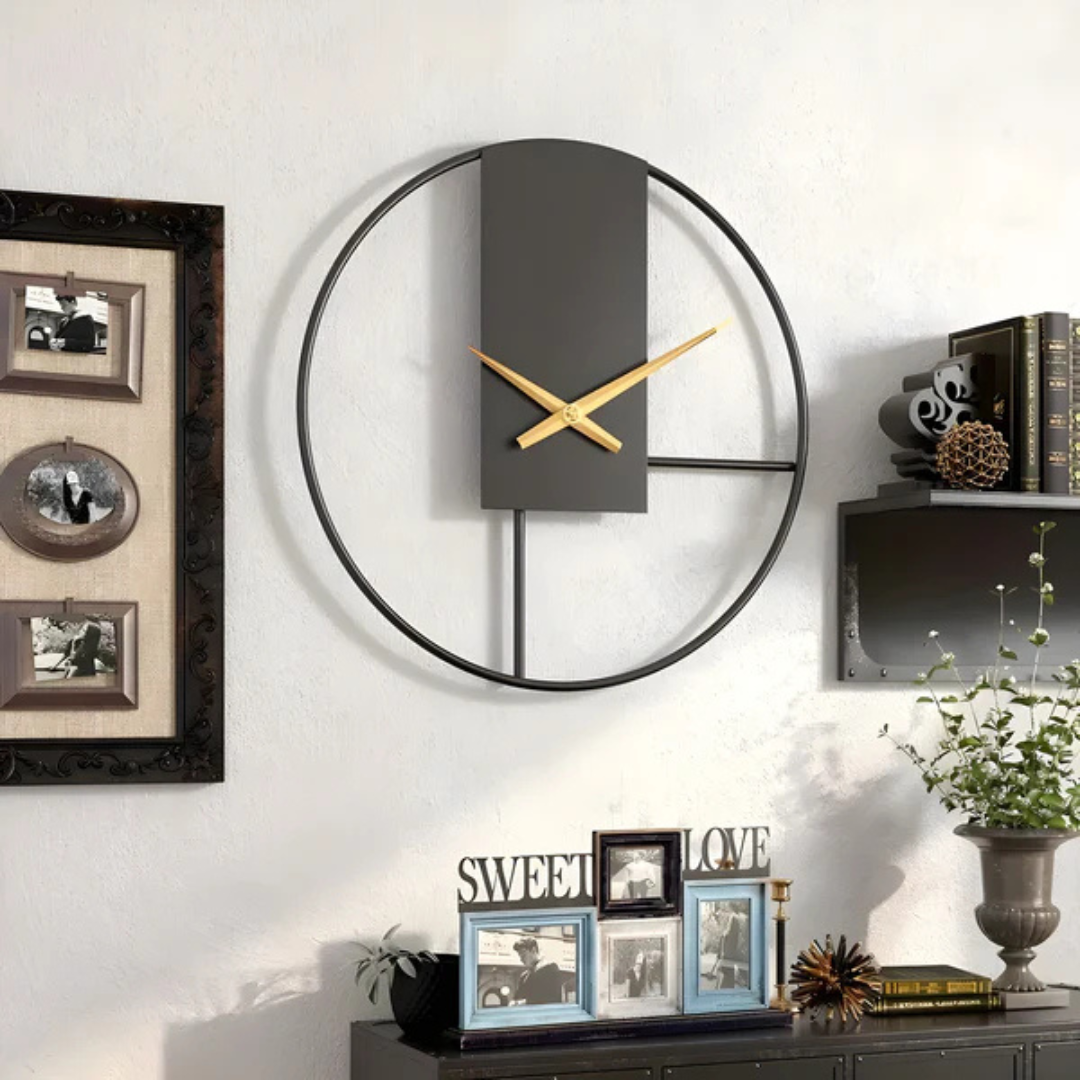 Aurum - Elegant Minimalist Wall Clock | Stylish and Calming Silent Design