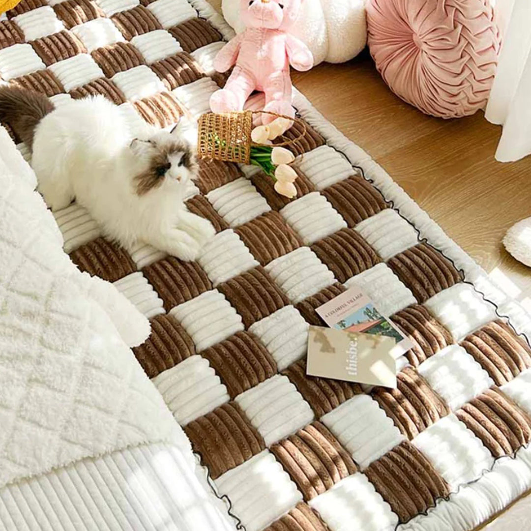 Luxury Water-Resistant Dog Blanket with Non-Slip Bottom