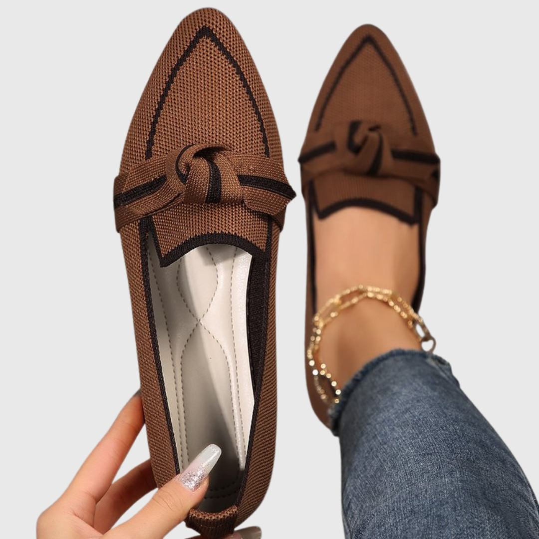 Milena - All-Day Comfort Knotted Loafers for Effortless Style