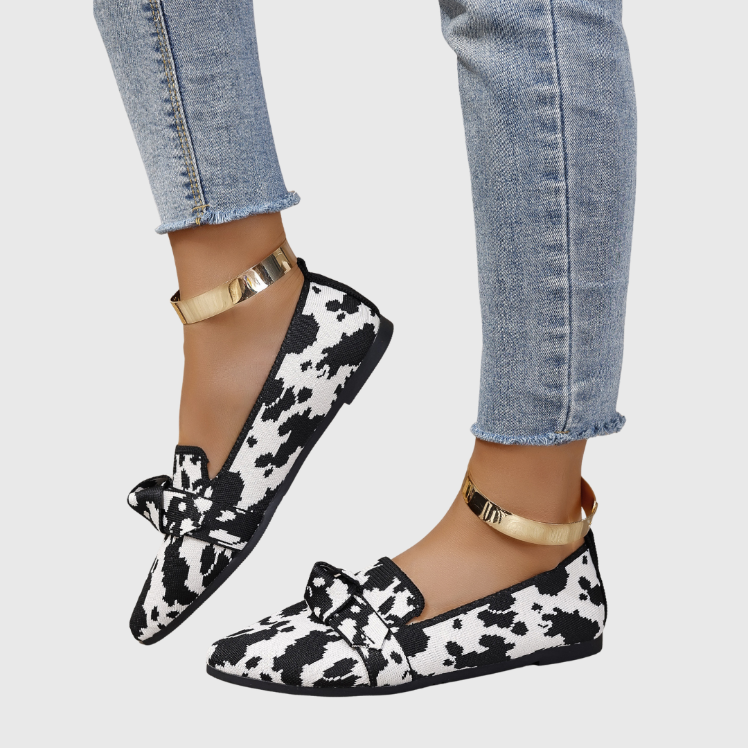 Mabel - Cozy Dalmatian-Print Loafer for Effortless Everyday Style