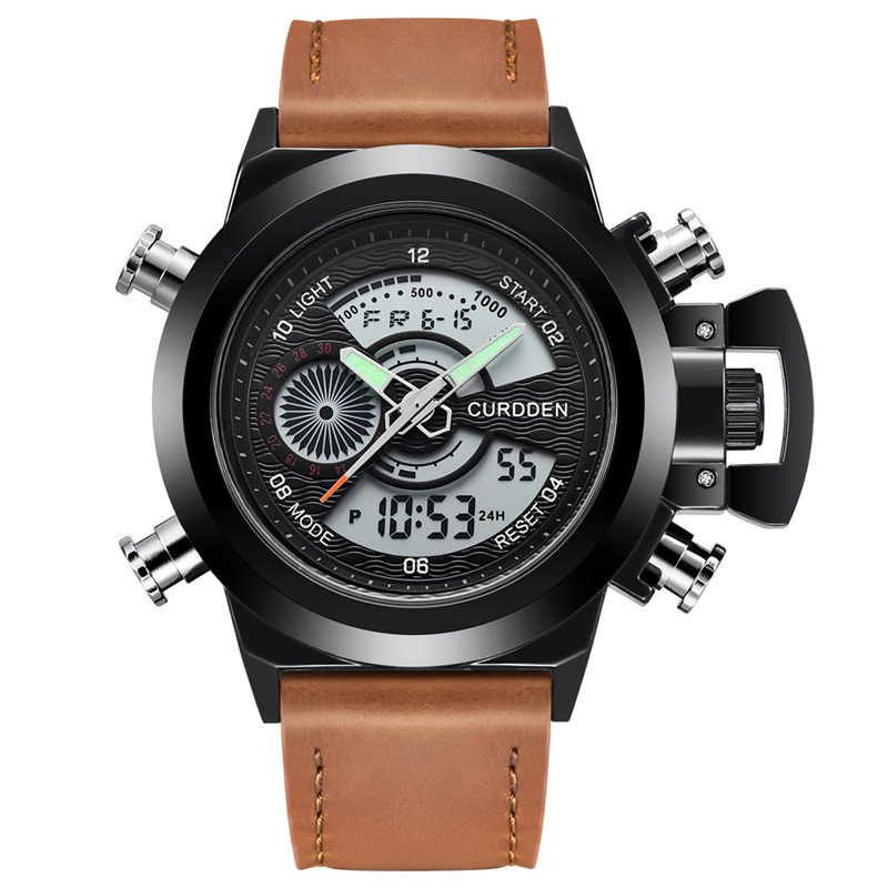 Double Time Zone Chronograph Watch – Elegant and Refined Functionality