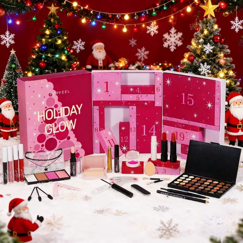 LuxeCharm Makeup Advent Calendar - The Perfect Gift Box for Beauty Enthusiasts