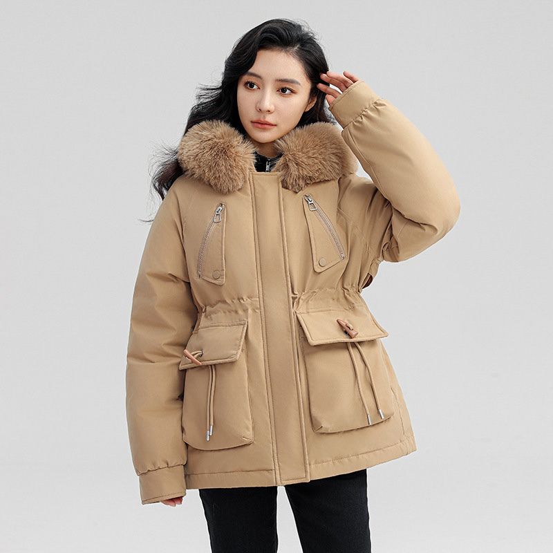 Sofia Couture Elegant Fur Parka for a Luxurious Look