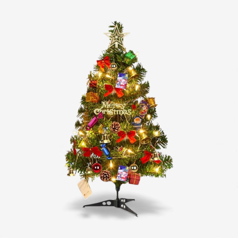 TwinkleTree - Charming Decorative Table Tree with Light Effects and Lovely Ornaments