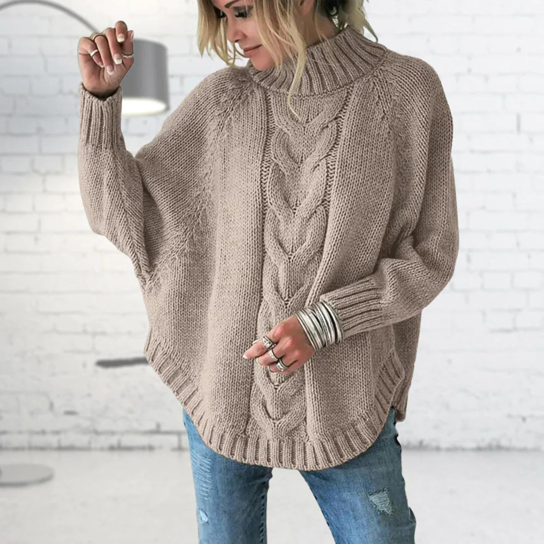 Elegant Women's Knit Turtleneck Sweater for Stylish Women
