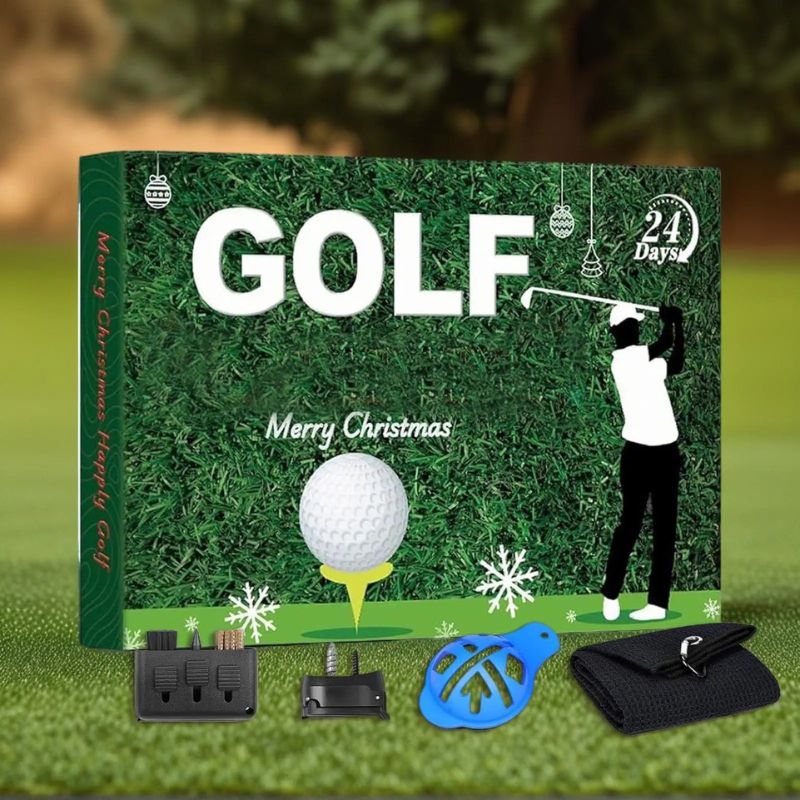 GolfTide - Funny Golf Advent Calendar Set for the Perfect Christmas Surprise