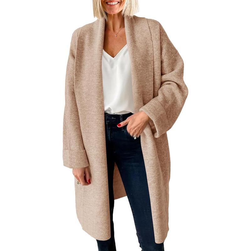 Ultra Cozy Chunky Knit Open-Front Cardigan - Oversized Longline